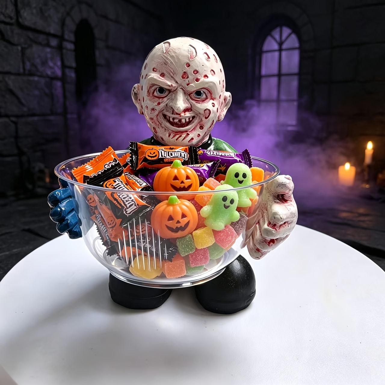 Zombie Snacks - Zombie Figurine Candy Bowl Resin Statue