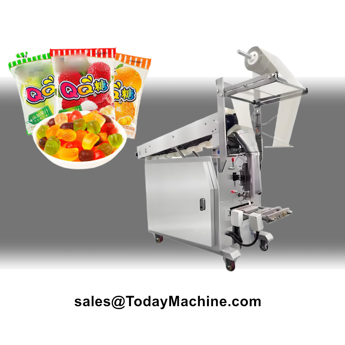Mixed Seed Snack - Automatic Small Vertical Bucket Chain Filling