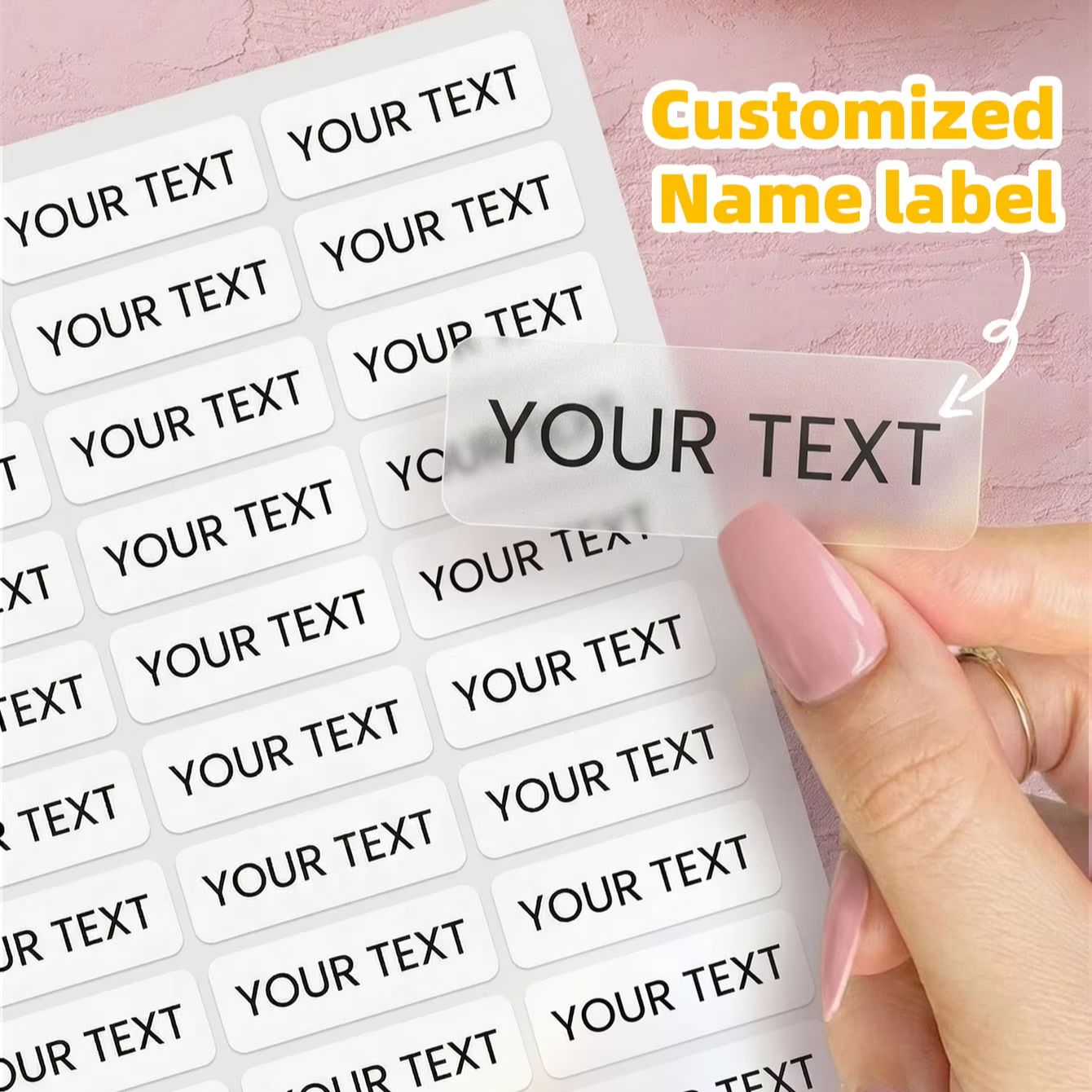 1-300Pcs Custom Name Waterproo - Food Snacks Packaging ulasan dan harga