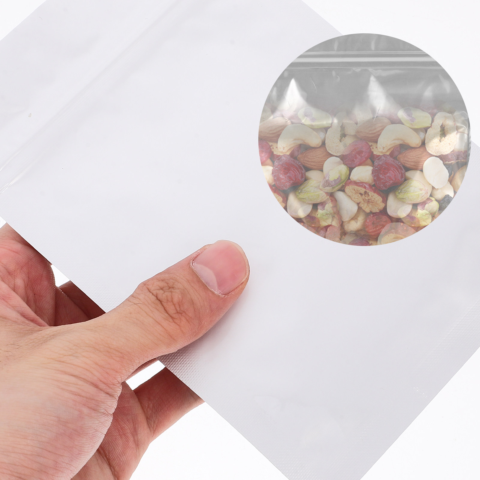 50Pcs Airtight Resealable Bags - Food Snacks Packaging ulasan dan harga