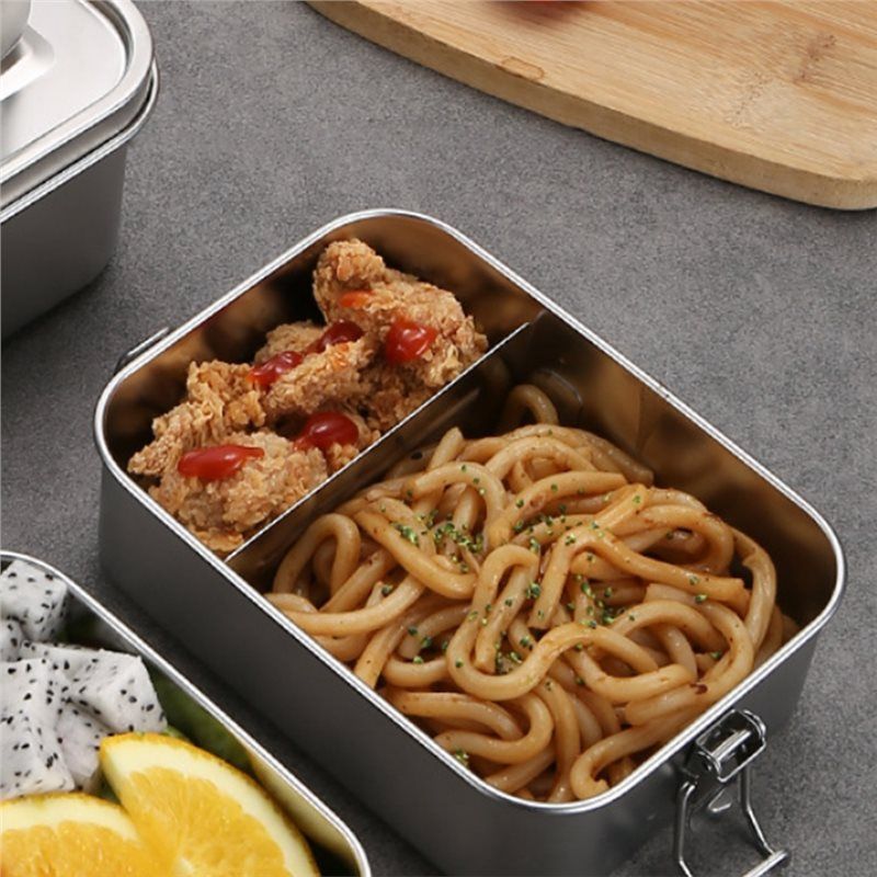 AEE2-Stainless Steel Bento Box - Food Snacks For School ulasan dan harga
