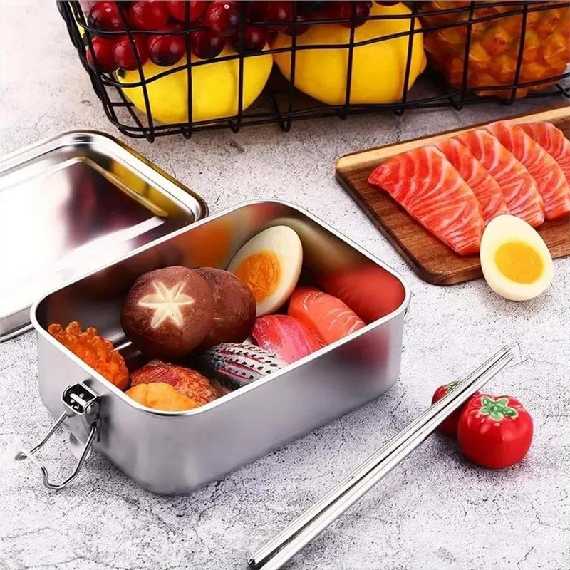AEE2-Stainless Steel Bento Box - Food Snacks For School ulasan dan harga