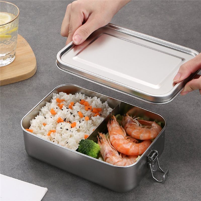 AEE2-Stainless Steel Bento Box - Food Snacks For School ulasan dan harga