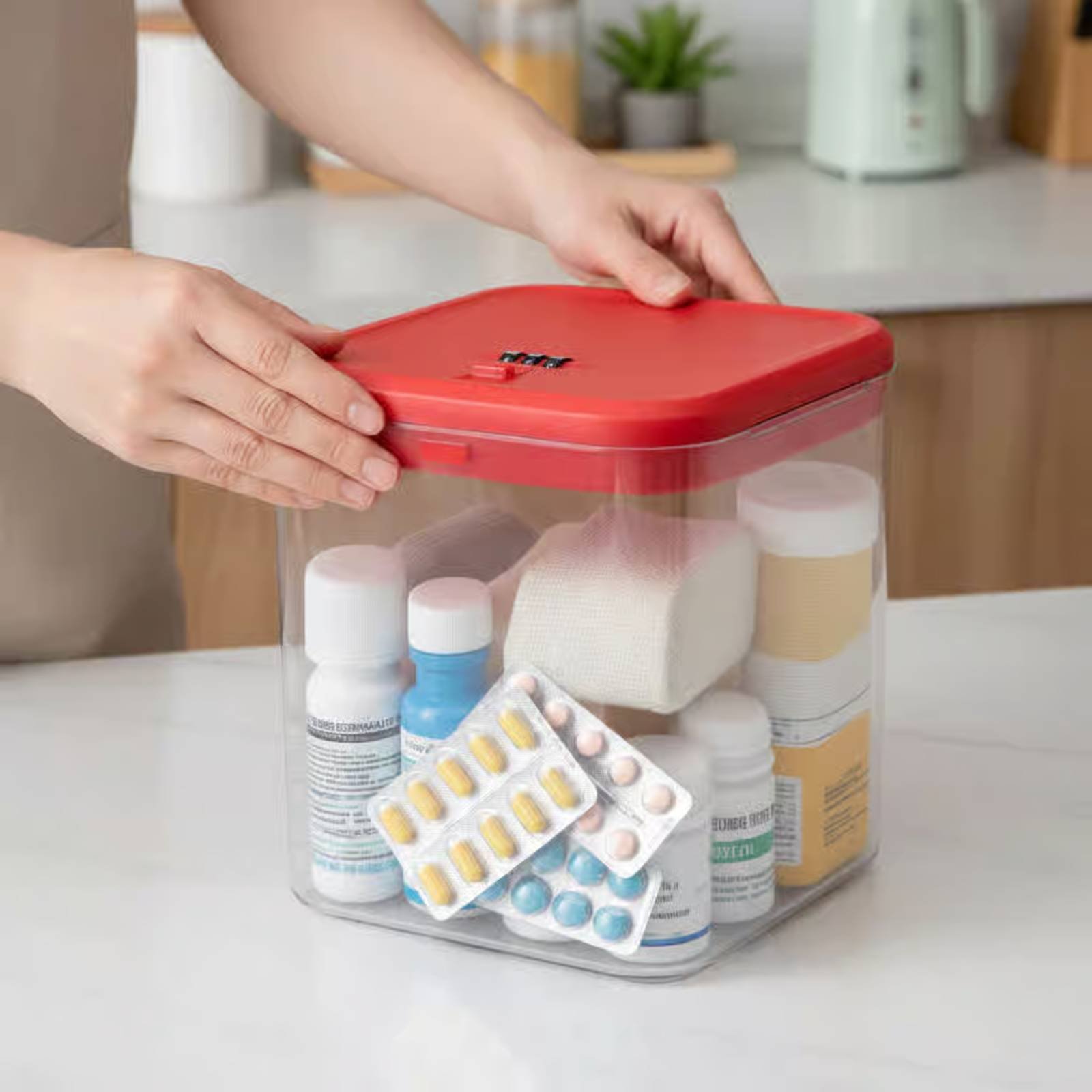 Clear Lockable Box Versatile L - Food & Snacks Coloring Book Bold & Easy Designs For Adults And Kids Bold & Easy Coloring Books ulasan dan harga