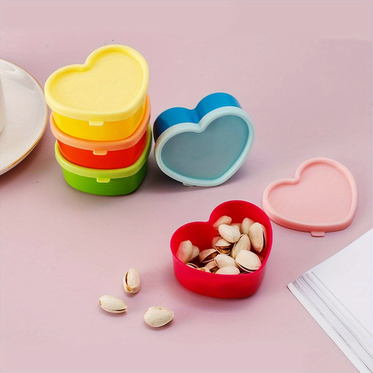 5PCS Mini Lunch Box Condiment  - Food Snacks Packaging ulasan dan harga