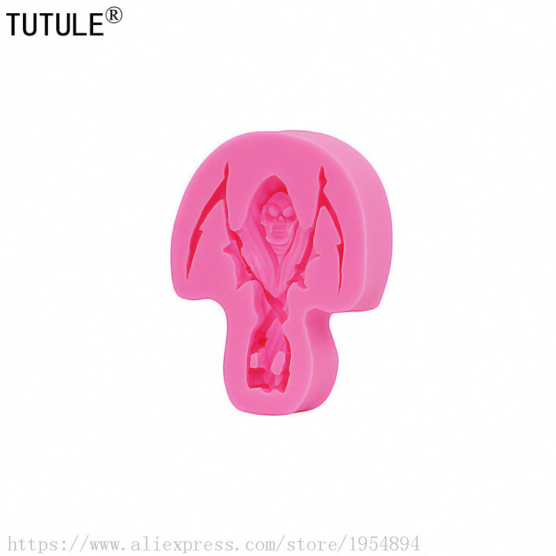 Death Scythe-SKULL SILICONE MO - Zombie Snacks ulasan dan harga