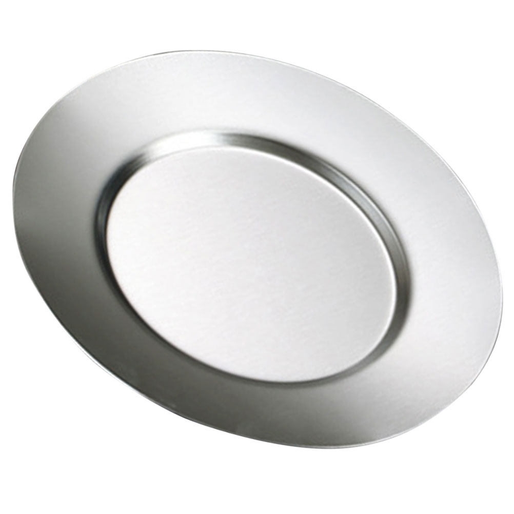 Stainless Steel Plate Round Wi - Food Snacks For Camping ulasan dan harga