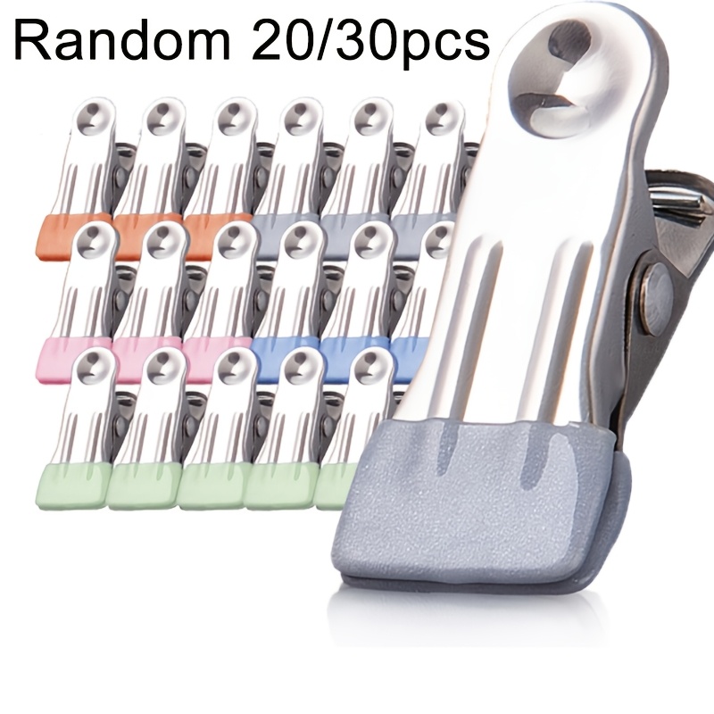20/30pcs Stainless Steel Cloth - Food Snacks Packaging ulasan dan harga