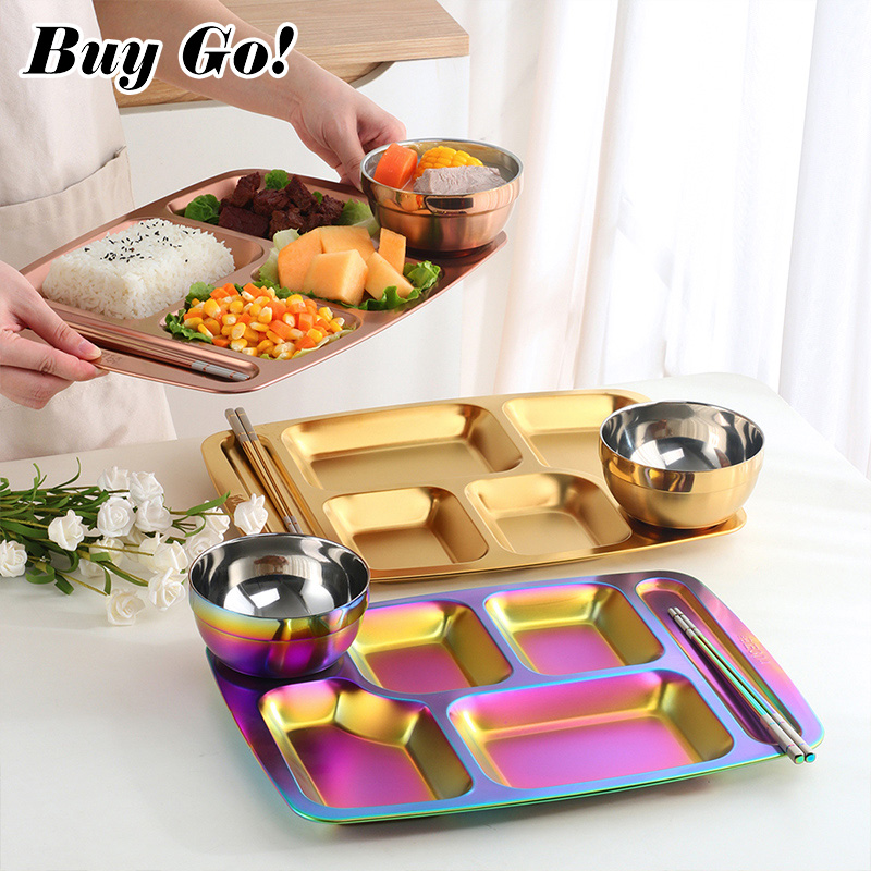 6 Sections Stainless Steel Fas - Food Snacks To Buy ulasan dan harga