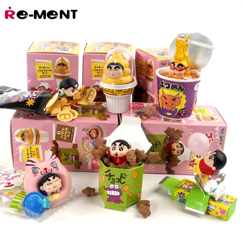 In Stock Re-ment Crayon Shin c - Food Snacks Packaging ulasan dan harga