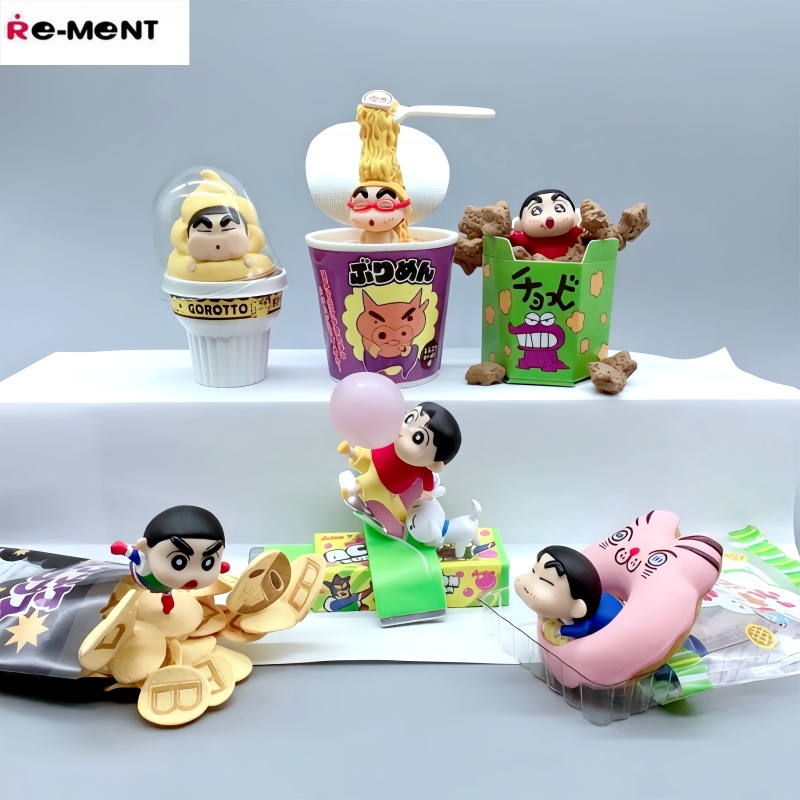 In Stock Re-ment Crayon Shin c - Food Snacks Packaging ulasan dan harga