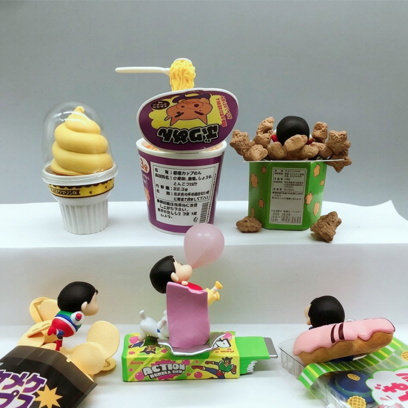 In Stock Re-ment Crayon Shin c - Food Snacks Packaging ulasan dan harga