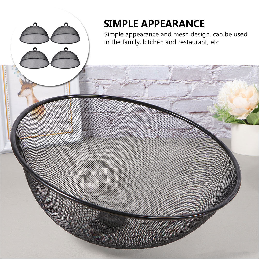 4Pcs Mesh Dome Food Cover Stai - Food Snacks For Camping ulasan dan harga