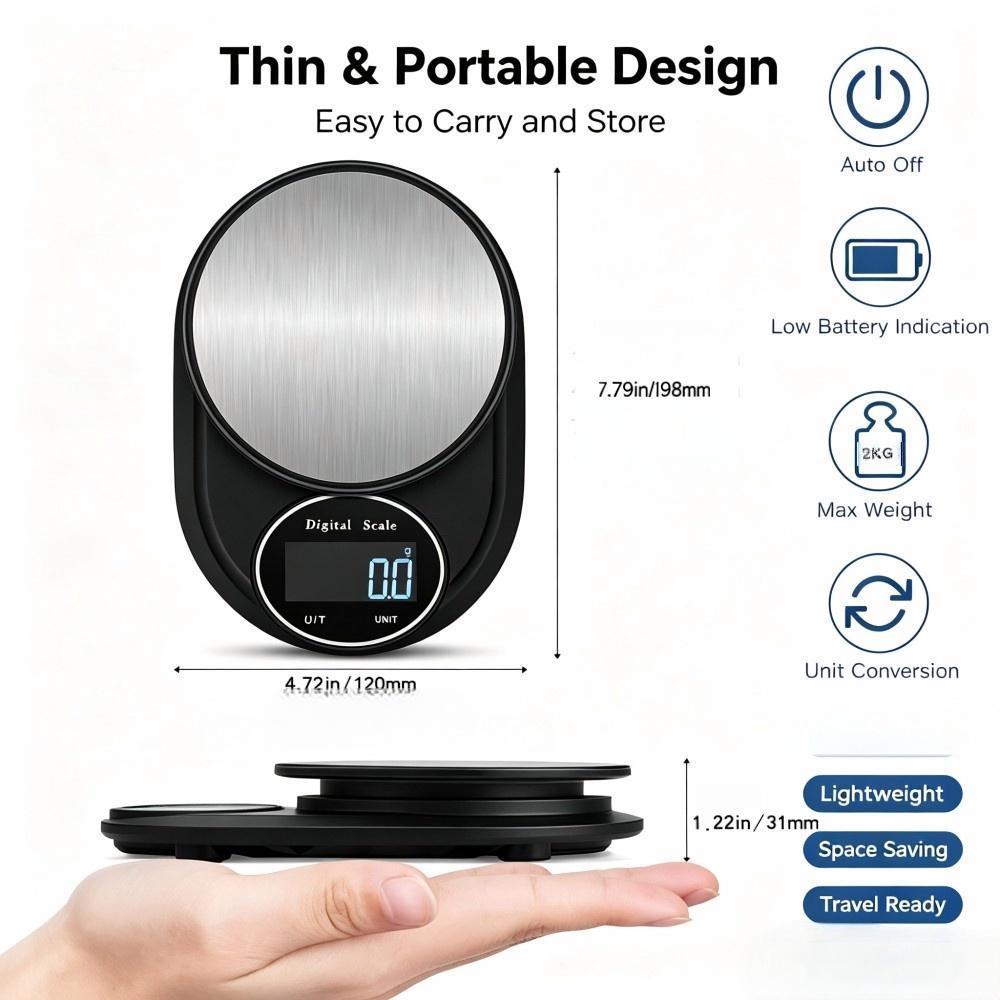 2KG 0.1g Mini Portable Digital - Food & Snacks Coloring Book Bold & Easy Designs For Adults And Kids Bold & Easy Coloring Books ulasan dan harga