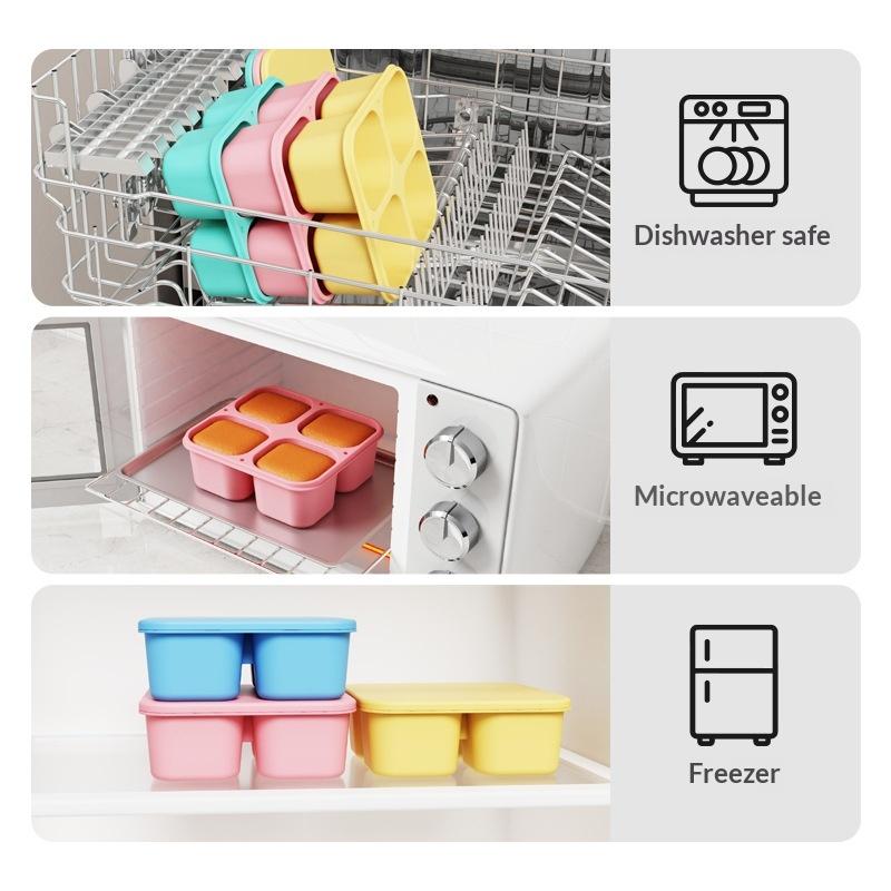 Silicone Snack Box: Food Grade - Food Snacks For School ulasan dan harga